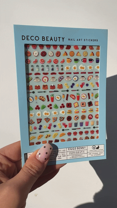 Nail Art Stickers | Eggs Benny