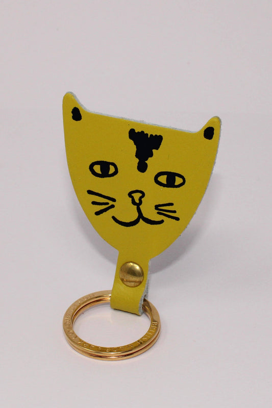 Cat Key Fob | Acid Green