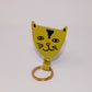 Cat Key Fob: Cream