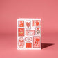 Valentines Stamps Card