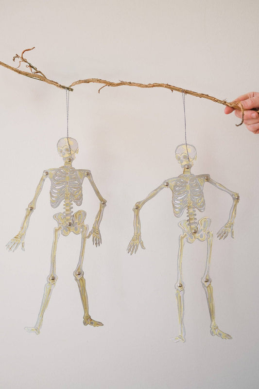 Paper Ornaments | Dancing Skeletons