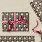 Ink Flora Rolled Gift Wrap