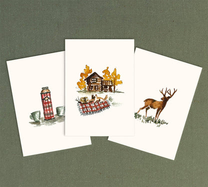 Mini Watercolor Kit | Mountain Cabin