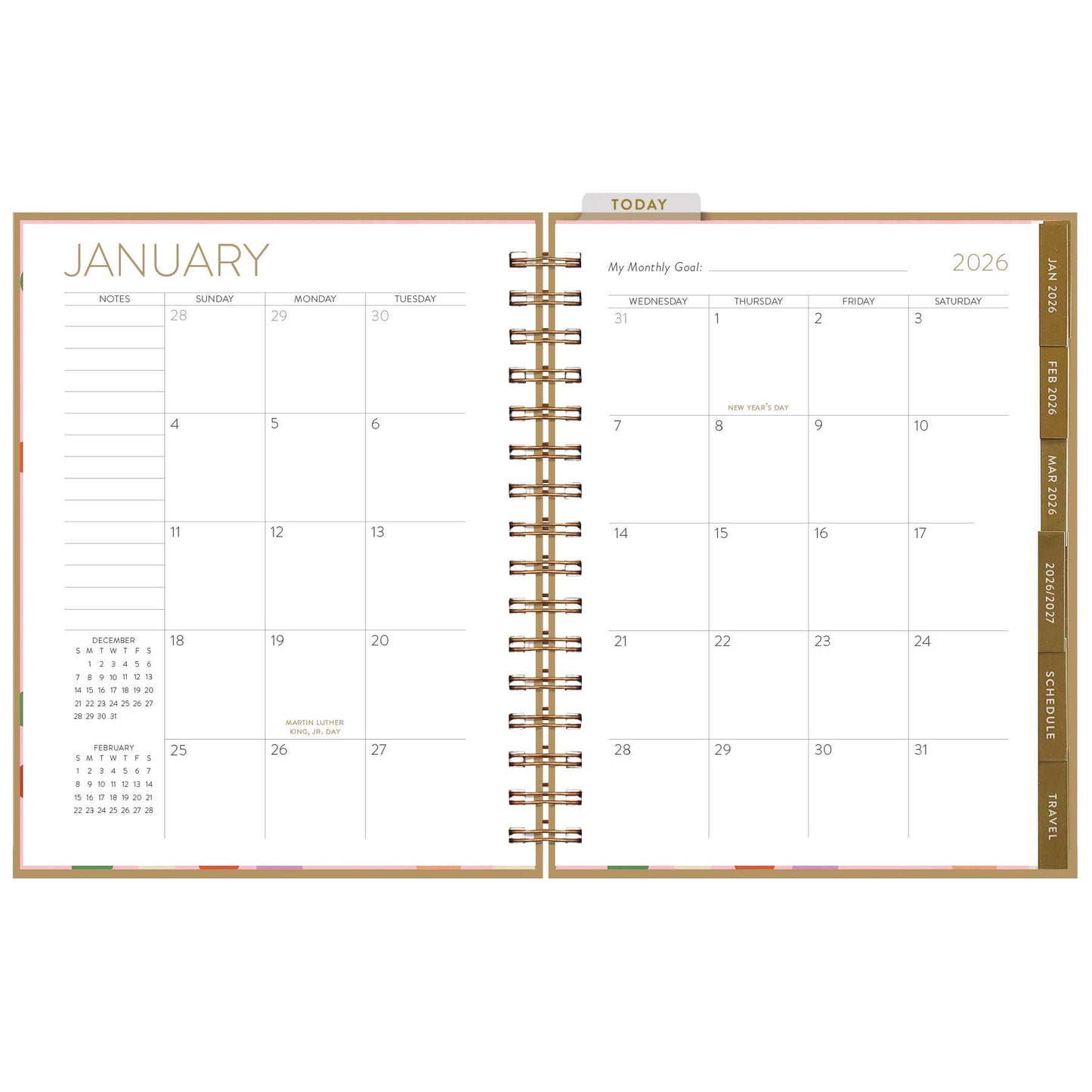 2026 Sweet Days Vase 12 Month Planner