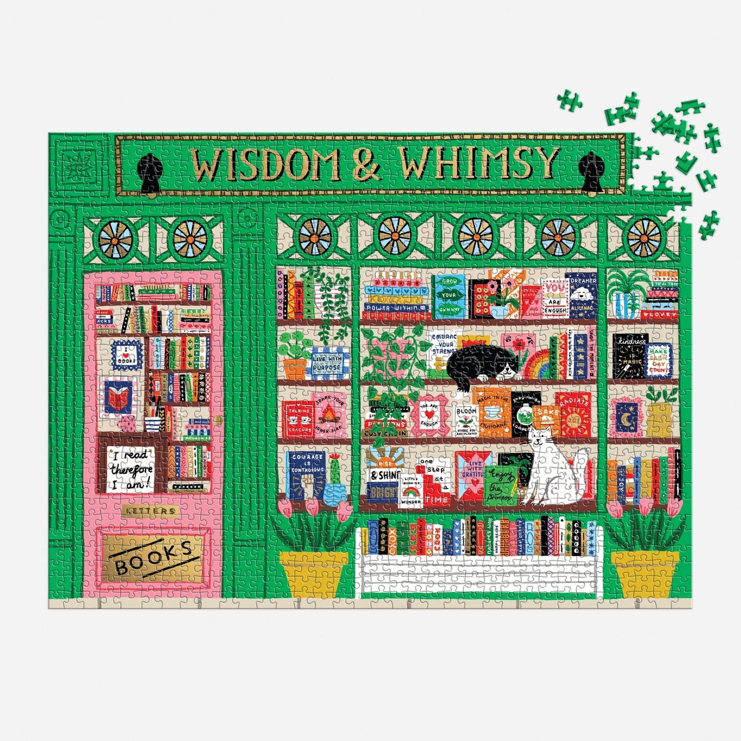 Wisdom & Whimsy Bookshop | 1000 Piece Puzzle