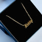 Daddy Necklace | Gold