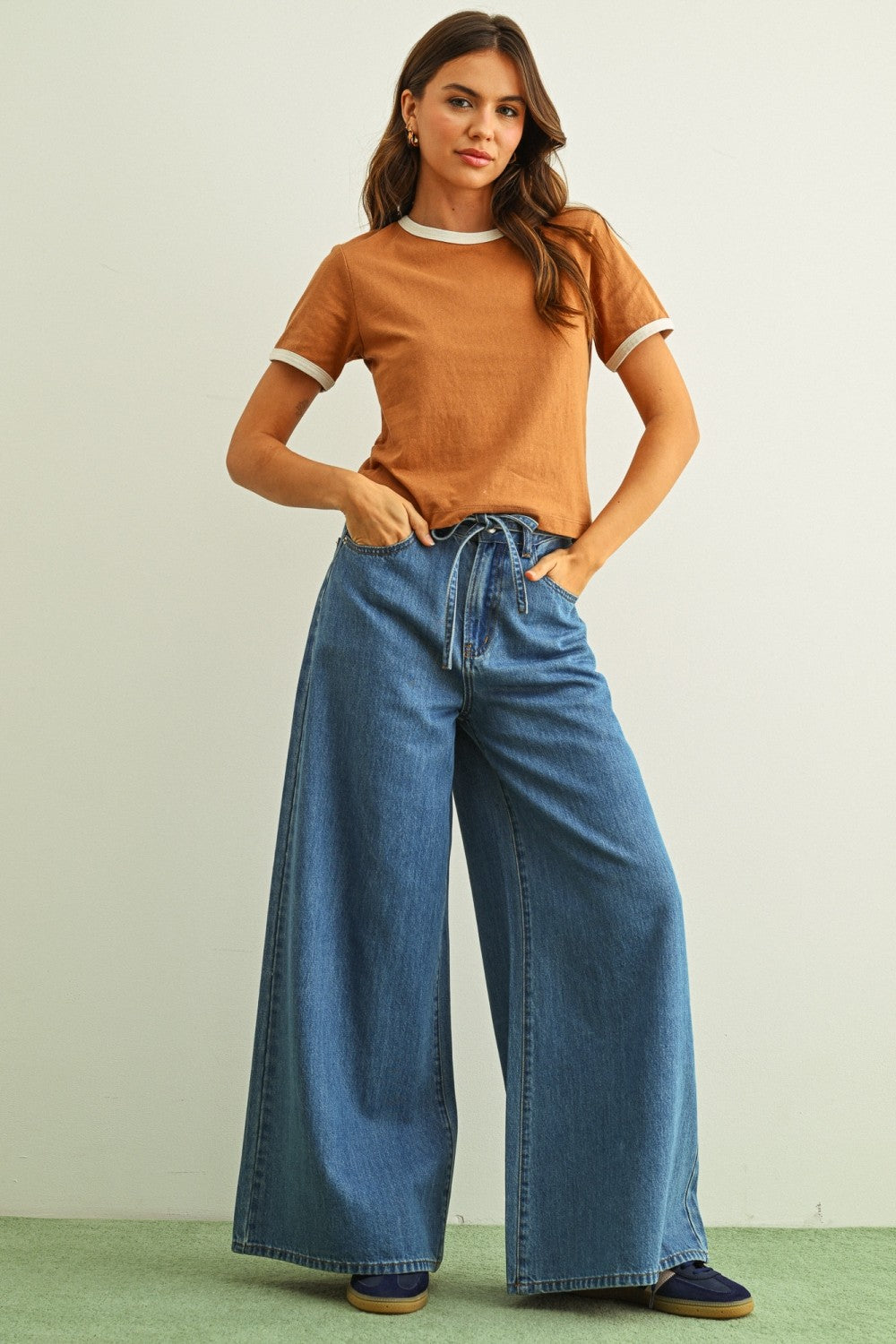 Why Knot Wide Leg Denim
