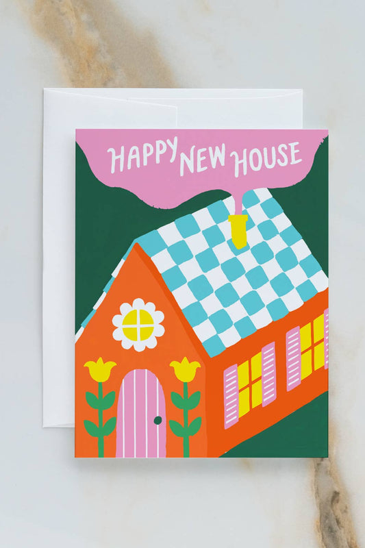 Happy New House Card