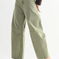 High Rise Barrel Leg Denim | Vintage Olive