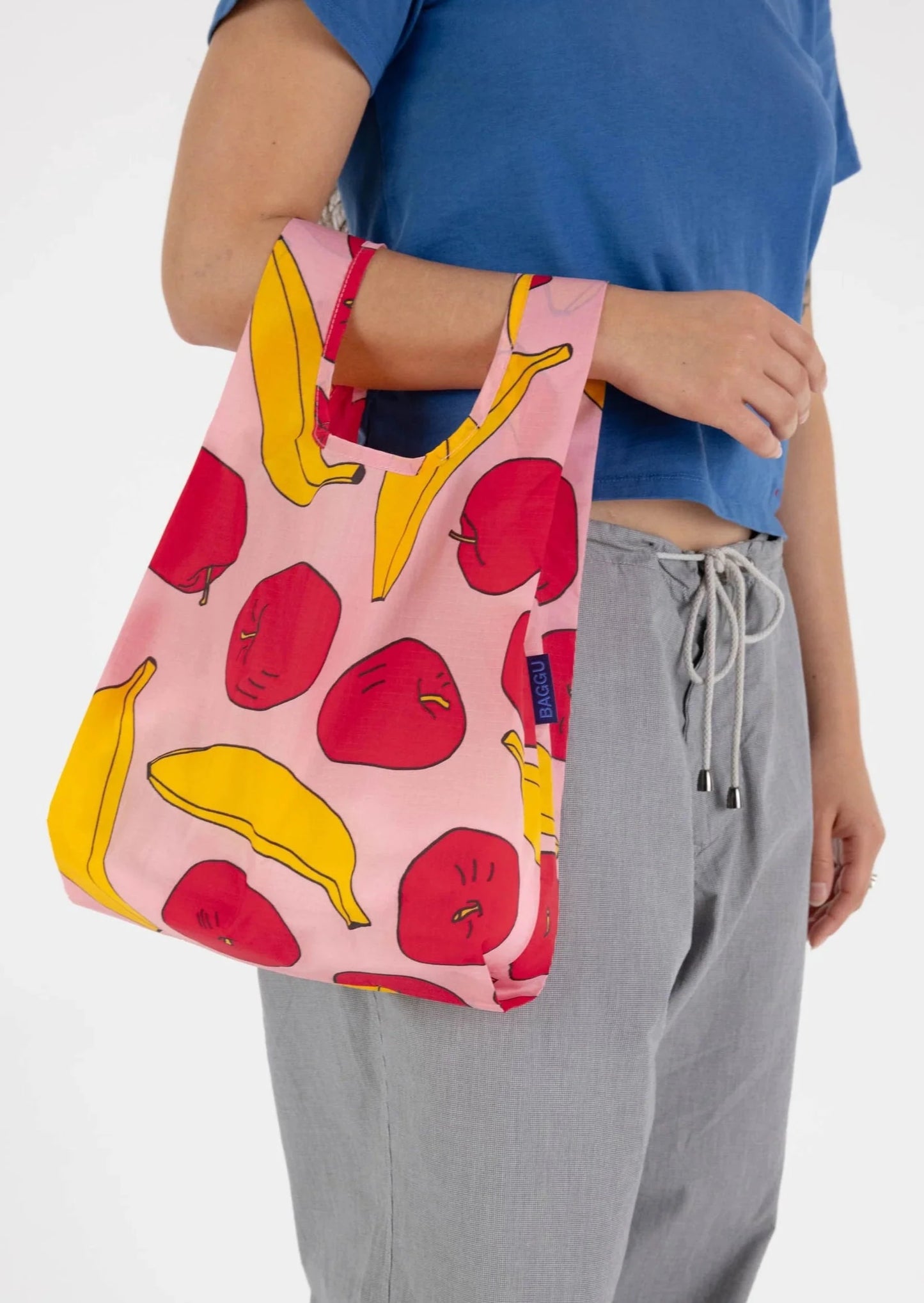 Baby BAGGU | Light Pink Apples & Bananas