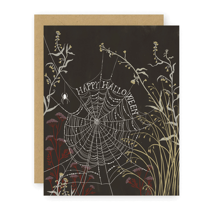 Halloween Spiderweb Card