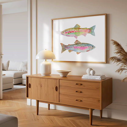 Rainbow Trout Print | 8 x 10