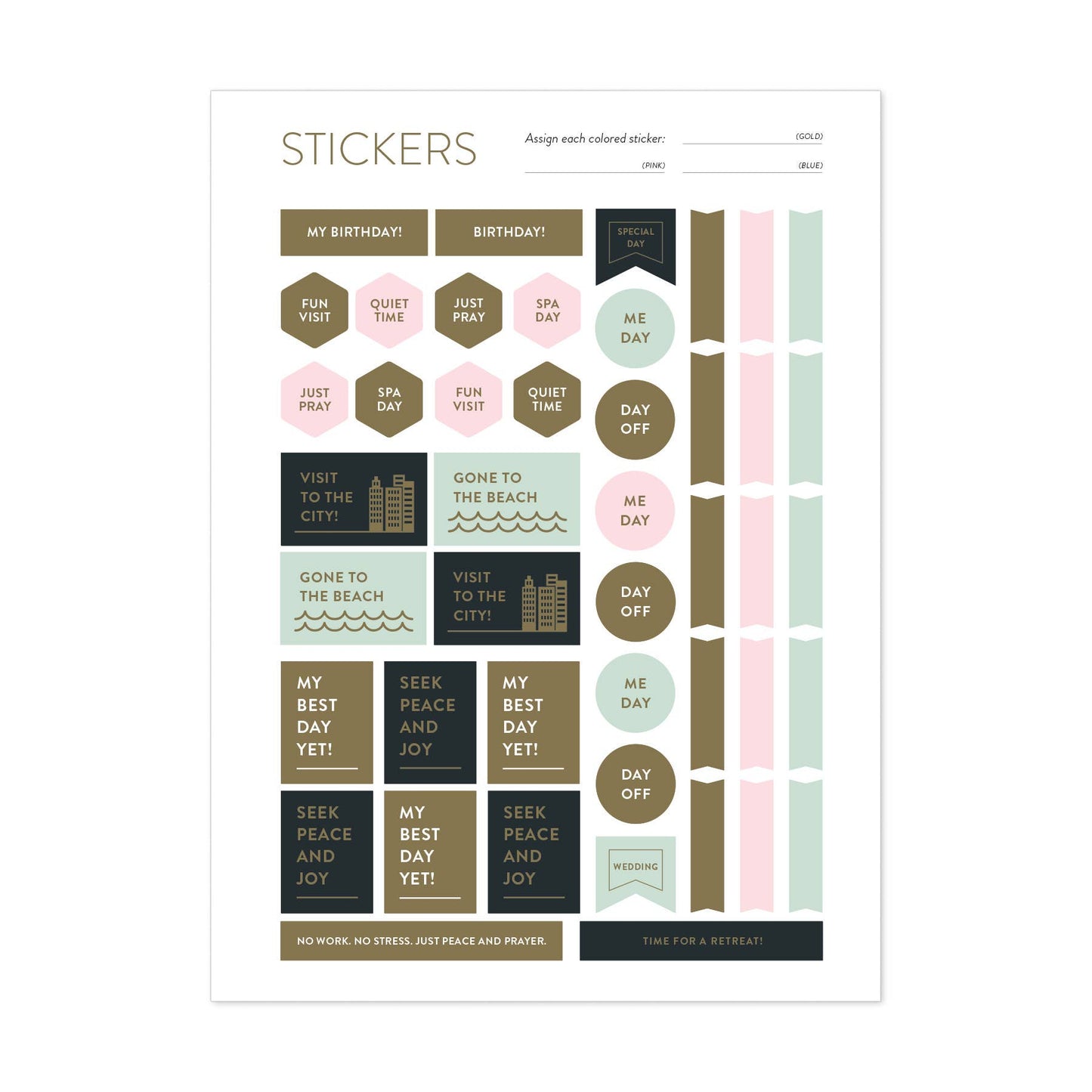 2026 Sweet Days Vase 12 Month Planner