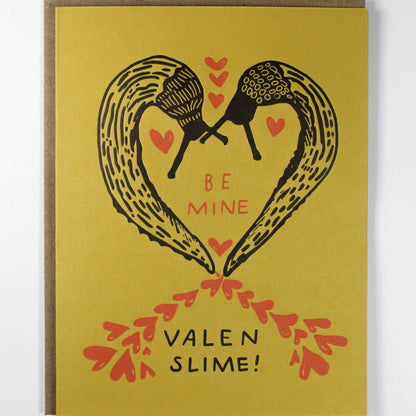 Be My Valenslime Valentine's Day Card
