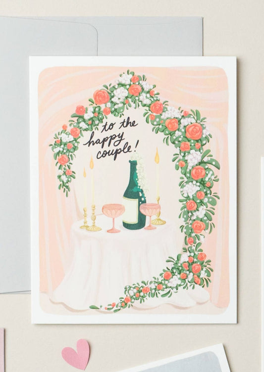 Cheers to the Newlyweds Card