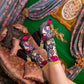 Festive Floral Sheer Socks