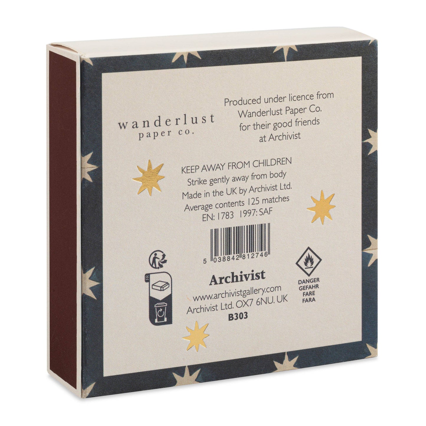 Navy Star Tile | Square Matches