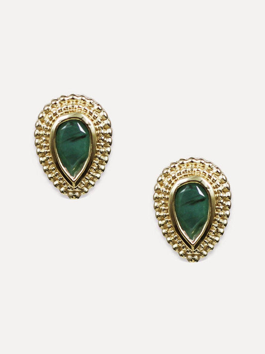 Ellis Studs | Emerald