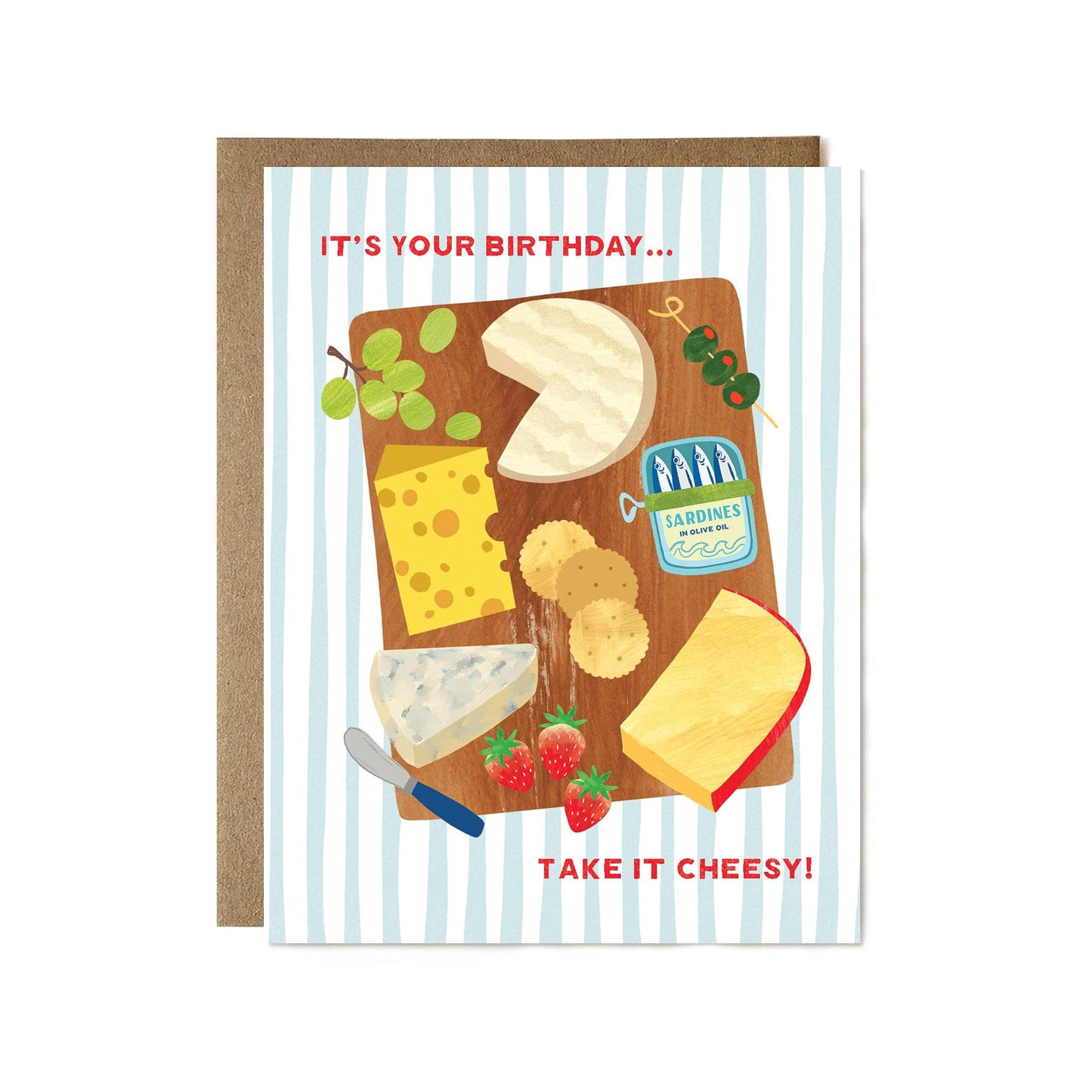 Take It Cheesy Birthday Card