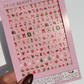 Nail Art Stickers | Santa Baby
