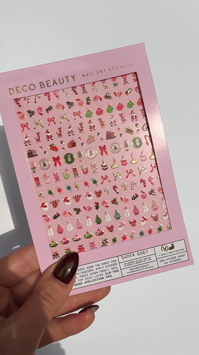 Nail Art Stickers | Santa Baby