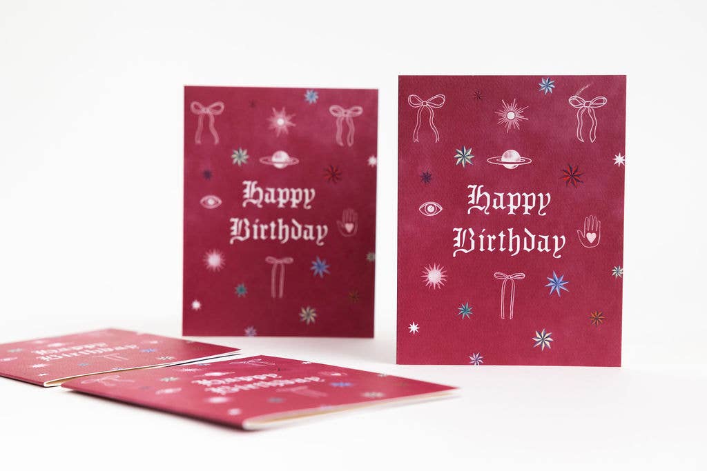 Celestial Birthday Card