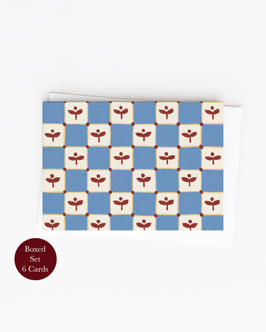 Folk Flower Mini Card | Box of 6