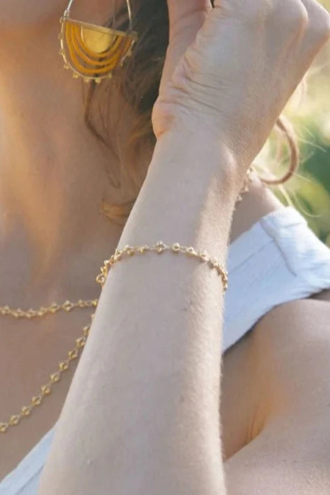 Floret Chain Bracelet | 6.5"