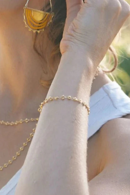 Floret Chain Bracelet | 6.5"