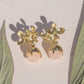 Floret Earrings | Rose Quartz