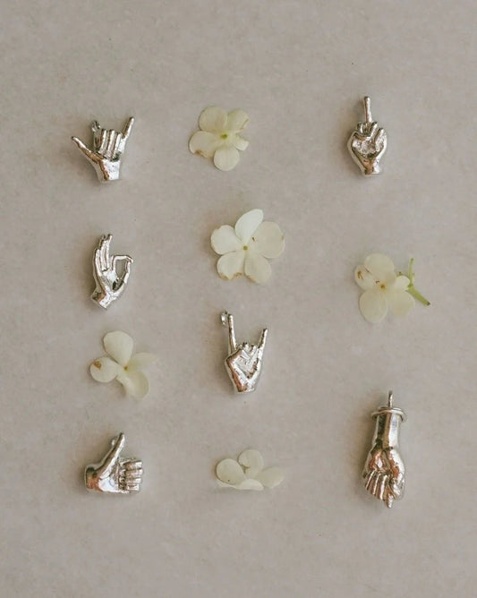 Hand Gesture Necklace | Figa | Sterling Silver