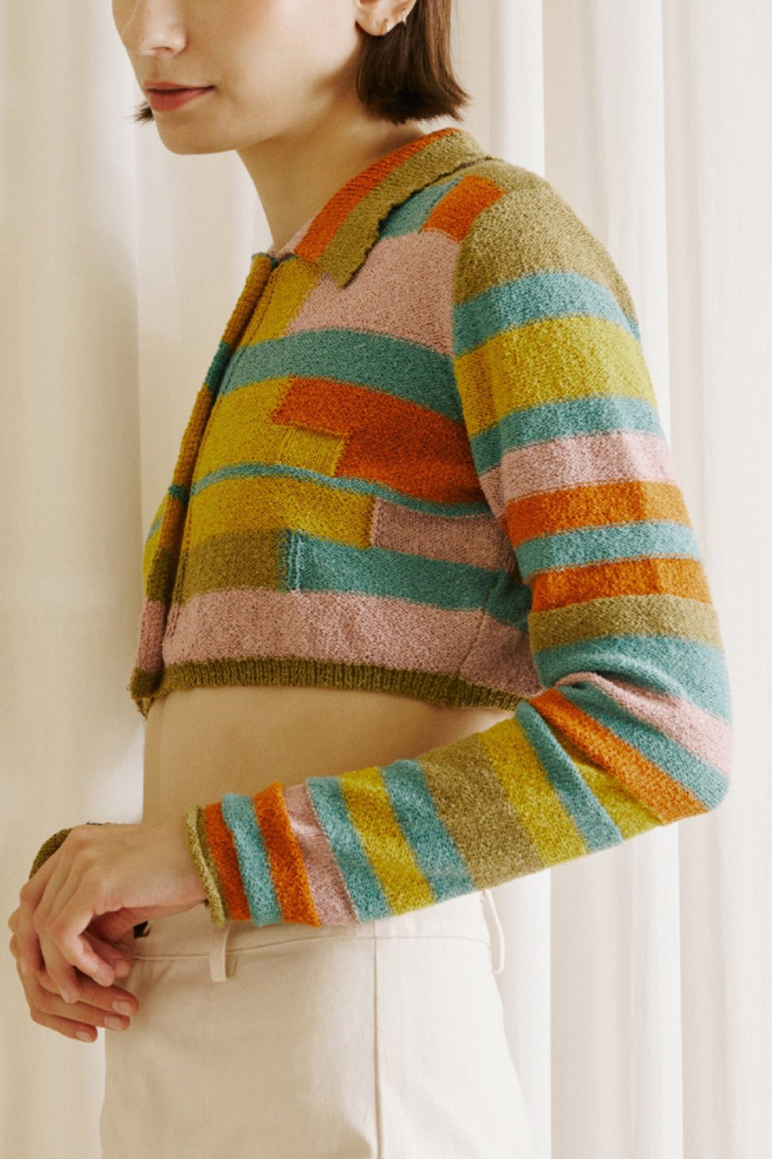 Prism Cropped Cardigan