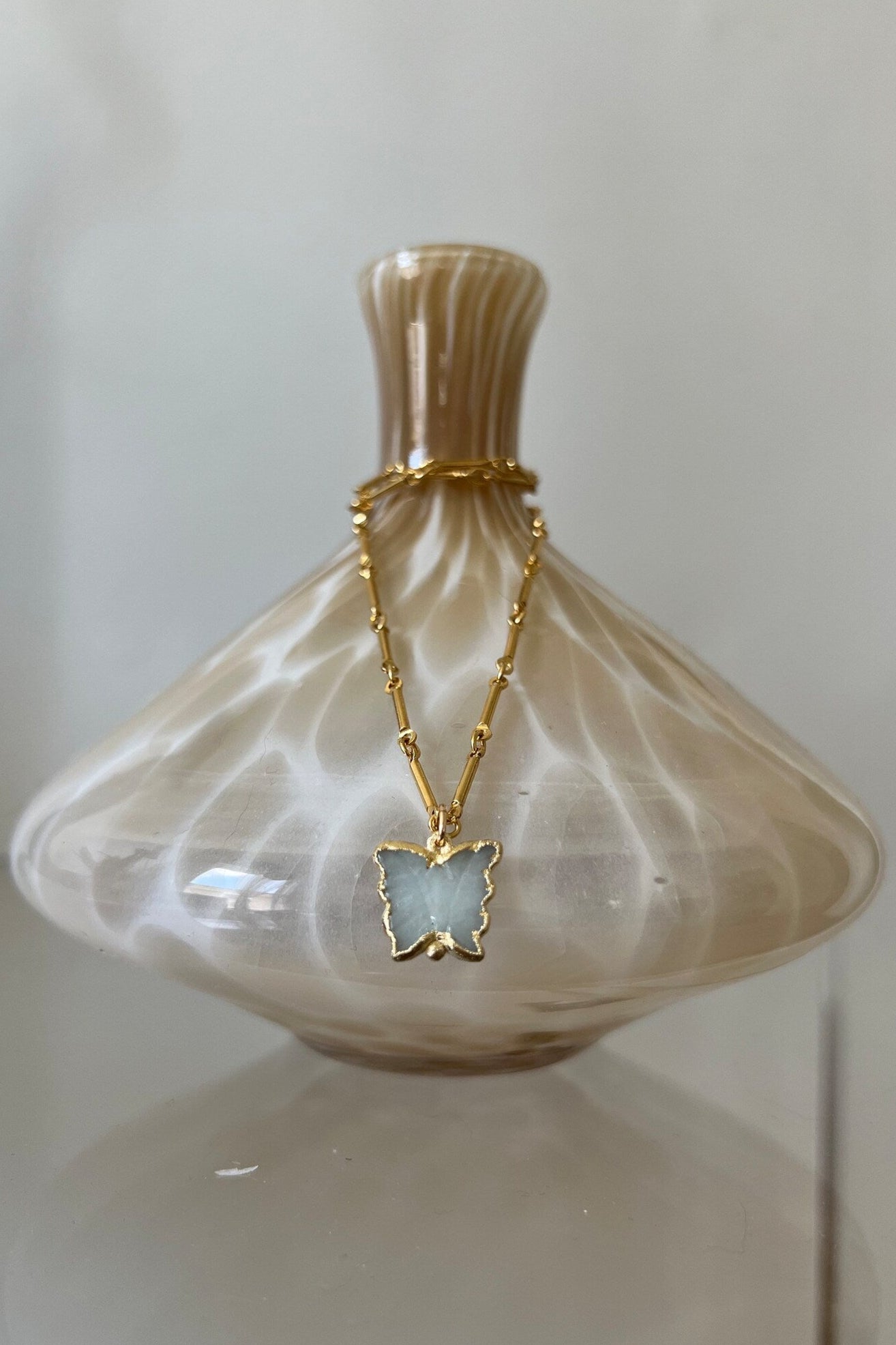 Butterfly Charm | Amazonite