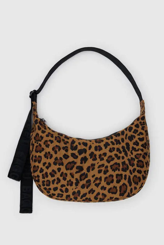 Medium Crescent Bag | Leopard