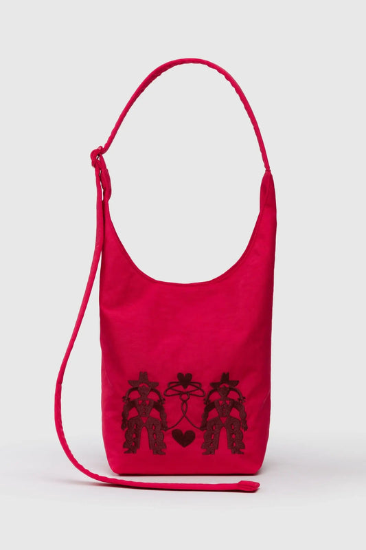 Small Nylon Sling | Embroidered Cowgirl