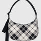 Medium Crescent Bag | Mixed Plaid