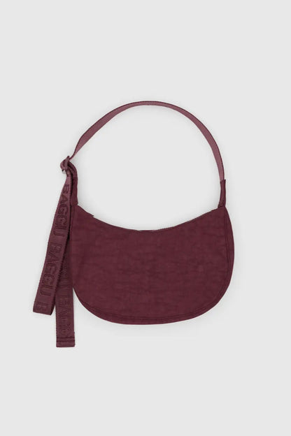 Small Crescent Bag | Mahogany