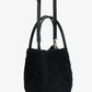 Hollace Mini Tote | Black Shearling