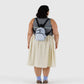 Mini Nylon Backpack | Light Blue Gingham