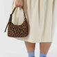 Mini Nylon Shoulder Bag | Leopard