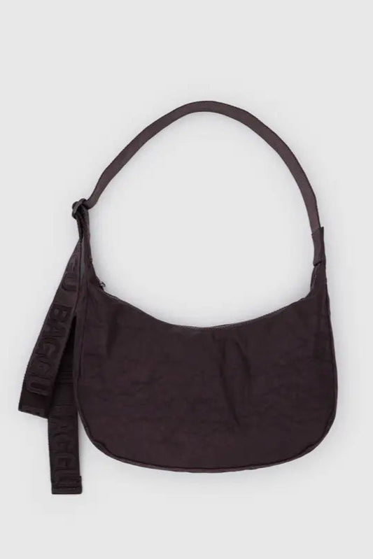 Medium Crescent Bag | Chocolate Plum