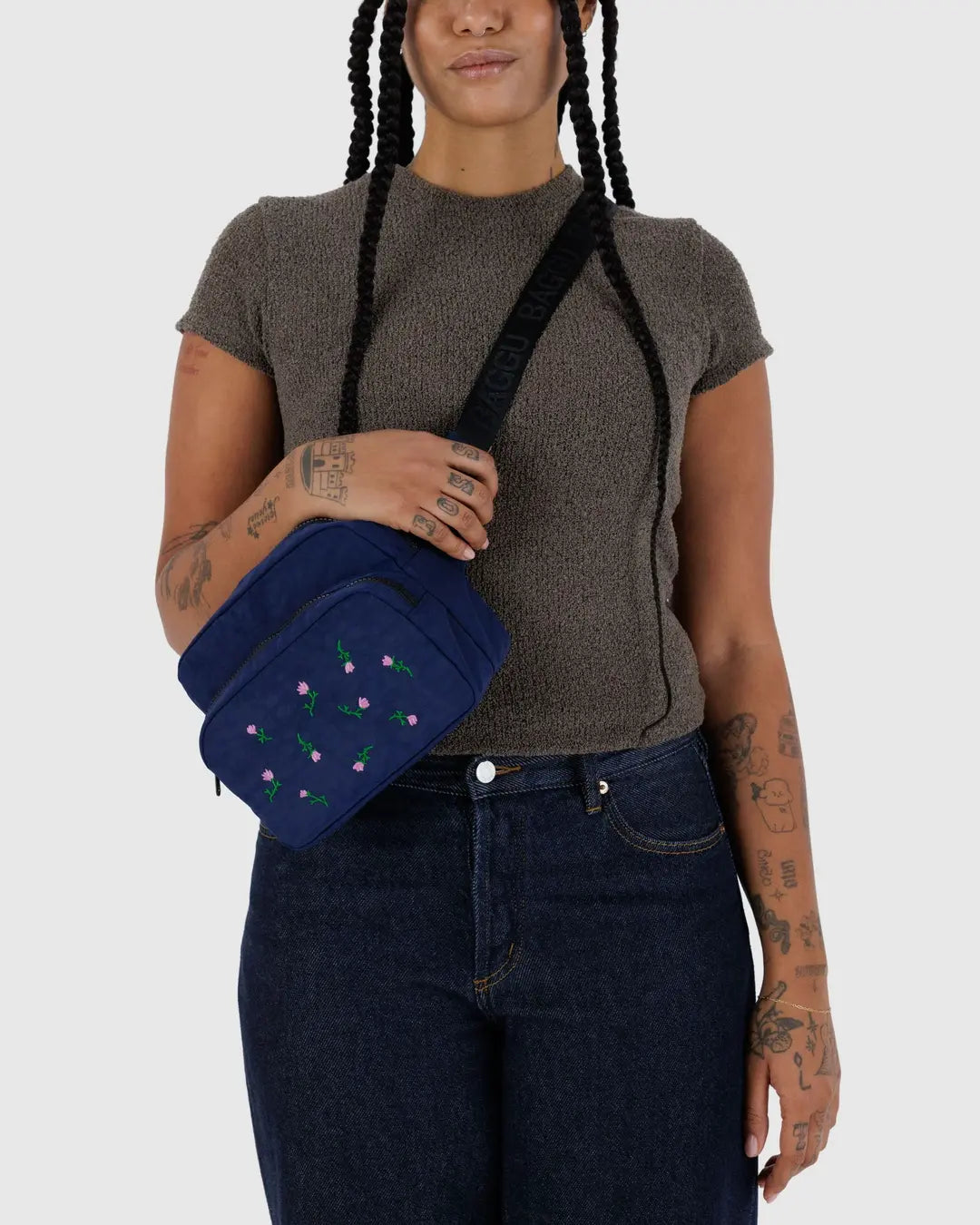 Fanny Pack | Embroidered Wildflower