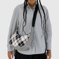 Medium Crescent Bag | Mixed Plaid