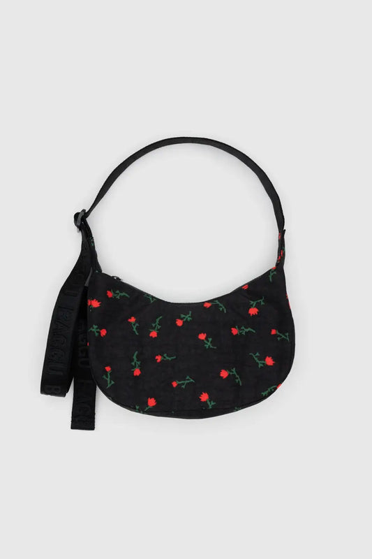 Small Crescent Bag | Painted Wildflower