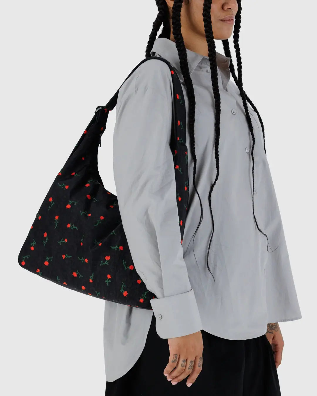 Nylon Shoulder Bag | Painted Wildflower