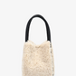 Hollace Mini Tote | Cream Shearling