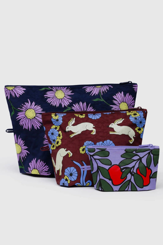 Go Pouch Set | Night Orchard