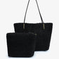 Akimbo Tote | Black Shearling
