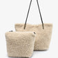 Akimbo Tote | Cream Shearling