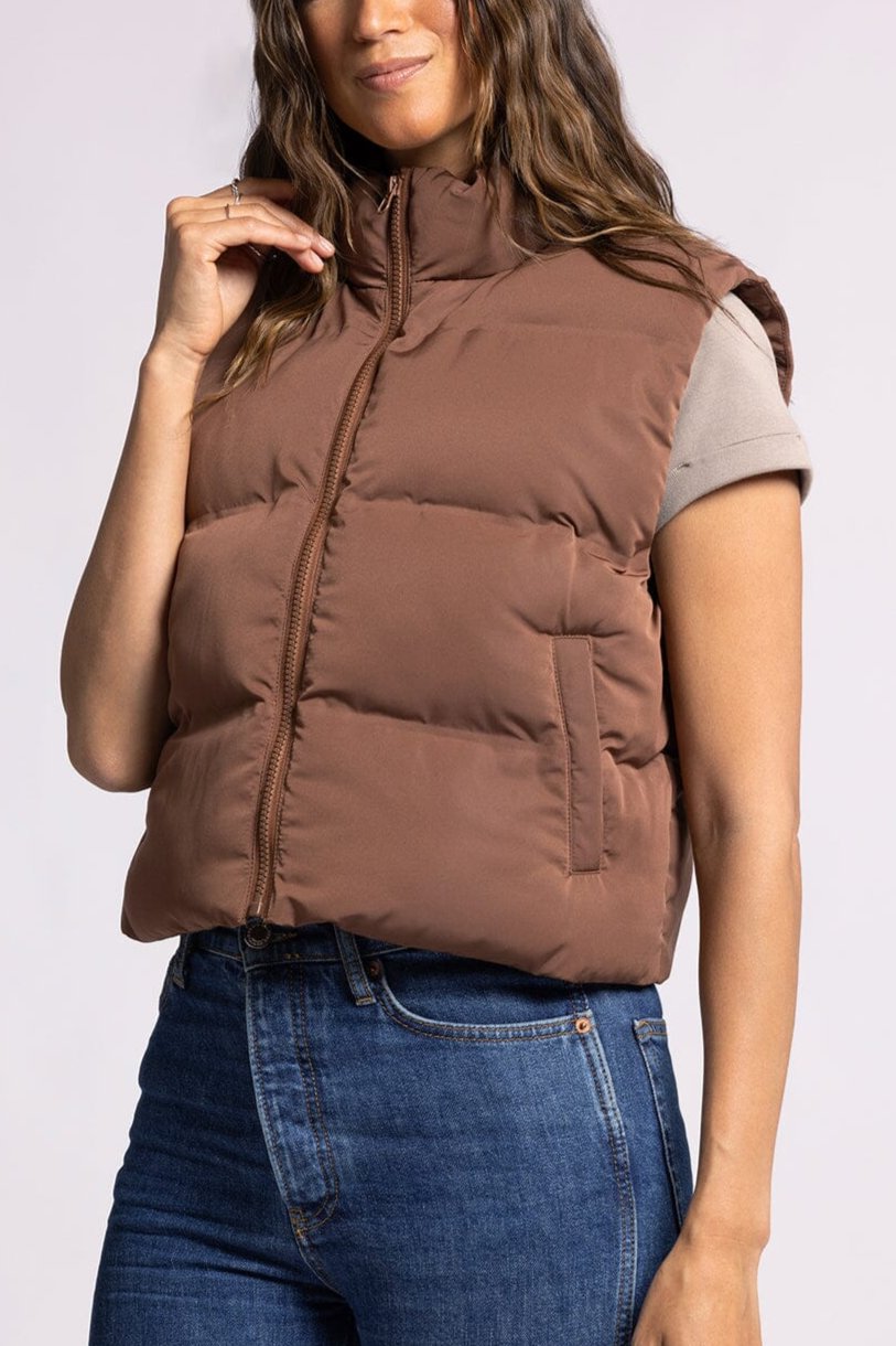 The Issey Vest | Cappuccino